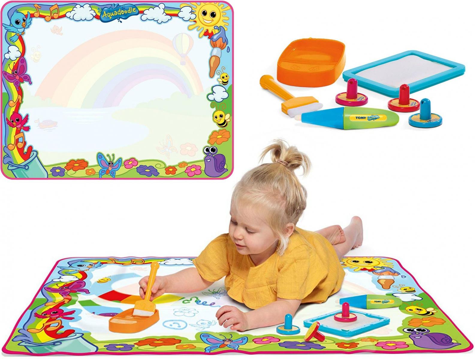 Tomy Aqua Doodle AQUADOODLE piešimo kilimėlis Super Rainbow Deluxe, E72772