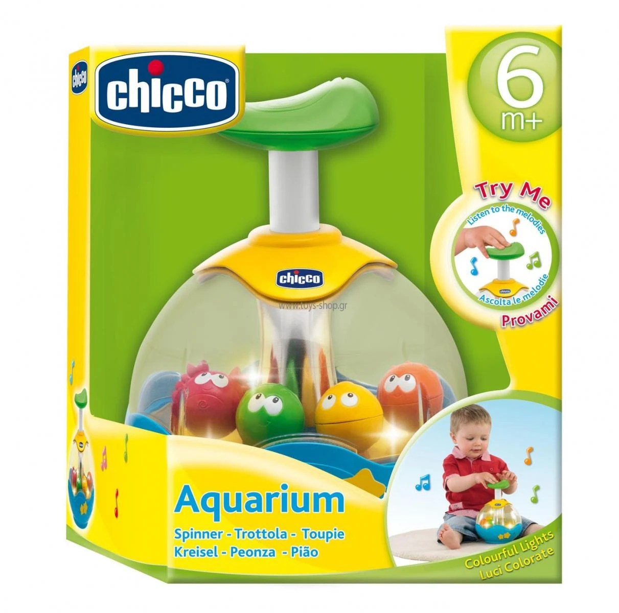 Chicco BABY SENSES vilkelis-akvariumas pakuotėje