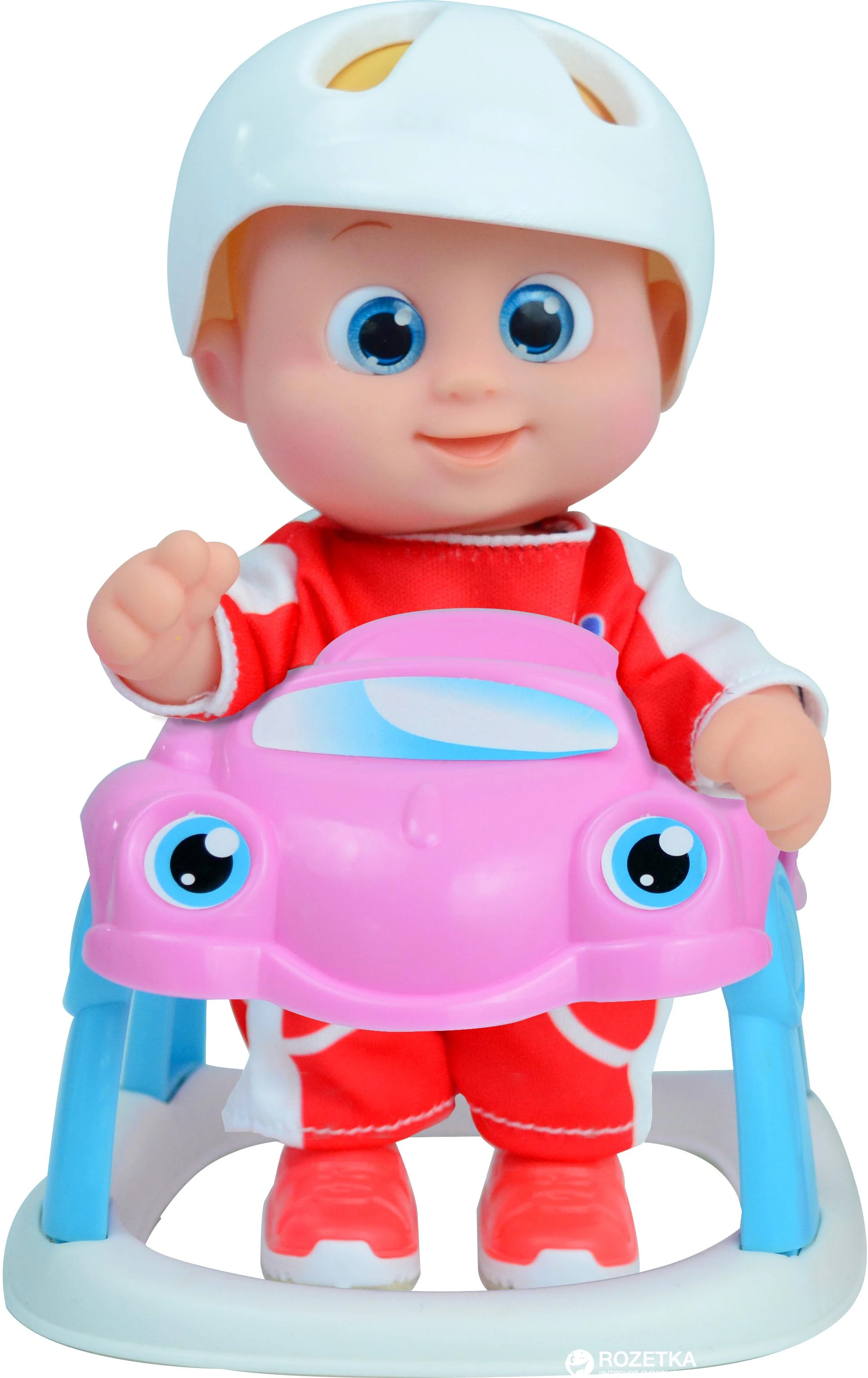 BOUNCIN BABIES lėlė Banielis super greitas savo mašinoje, vaikščiojanti, 16cm, 801001