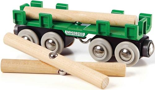 Brio Railway BRIO vagonas medienai vežti 33696