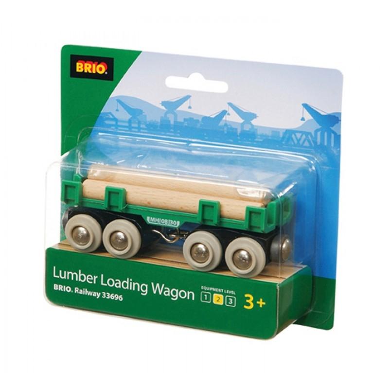 Brio Railway BRIO vagonas medienai vežti 33696
