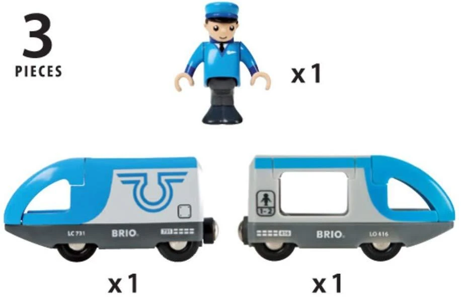 Ravensburger BRIO RAILWAY Kelioninis traukinys, 33506