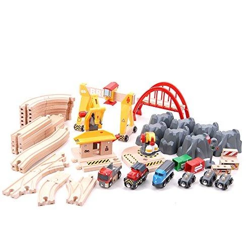Brio Railway Brio rinkinys su traukinio bėgiais Railway deluxe, 33097