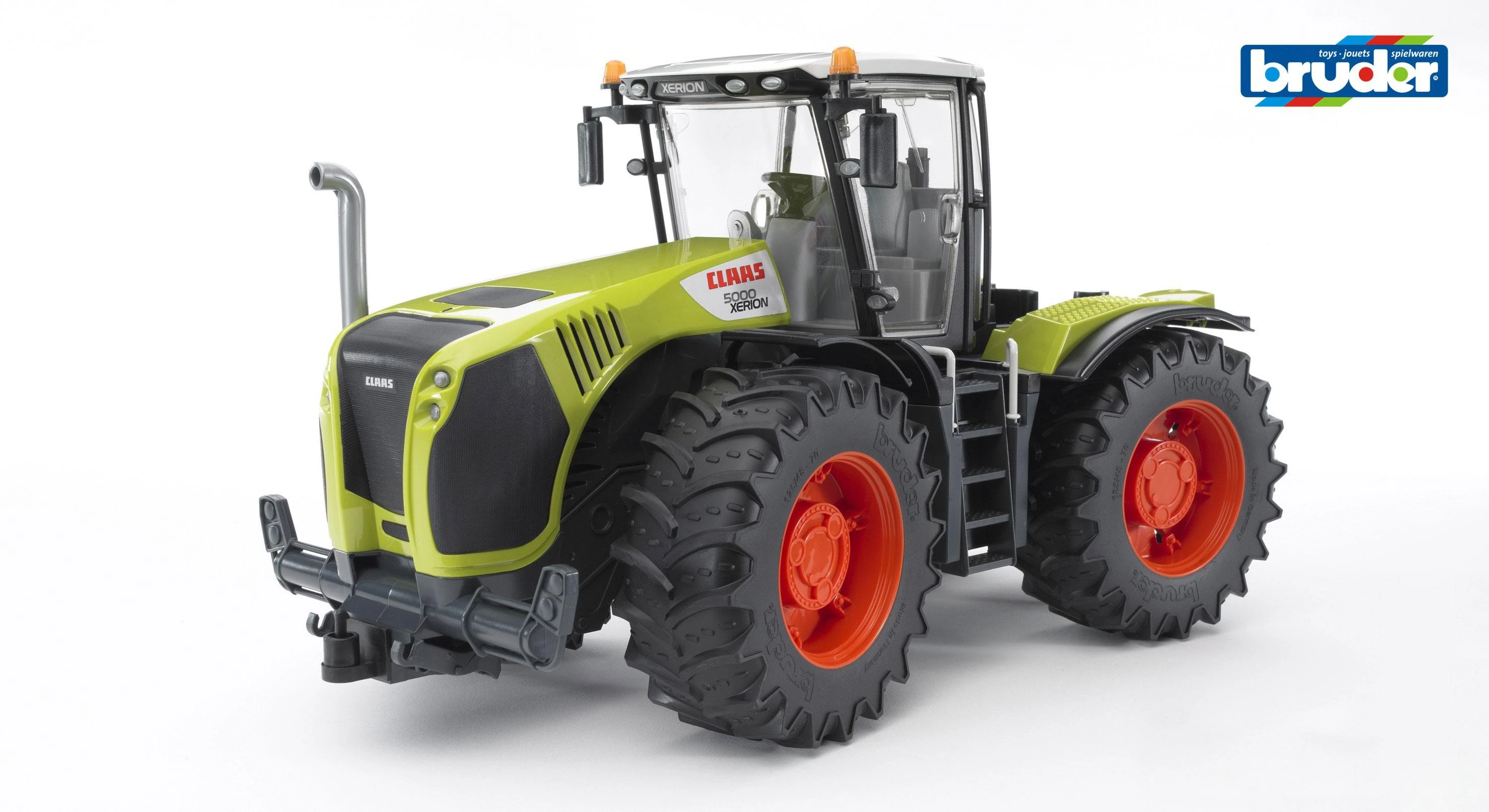 BRUDER traktorius žalias claas xerion 5000, 03015