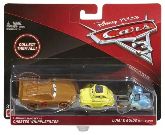 Mattel CARS 3 dviejų automodelių rinkinys Die Cast, DXV99