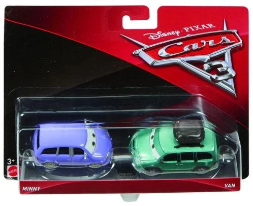 Mattel CARS 3 dviejų automodelių rinkinys Die Cast, DXV99