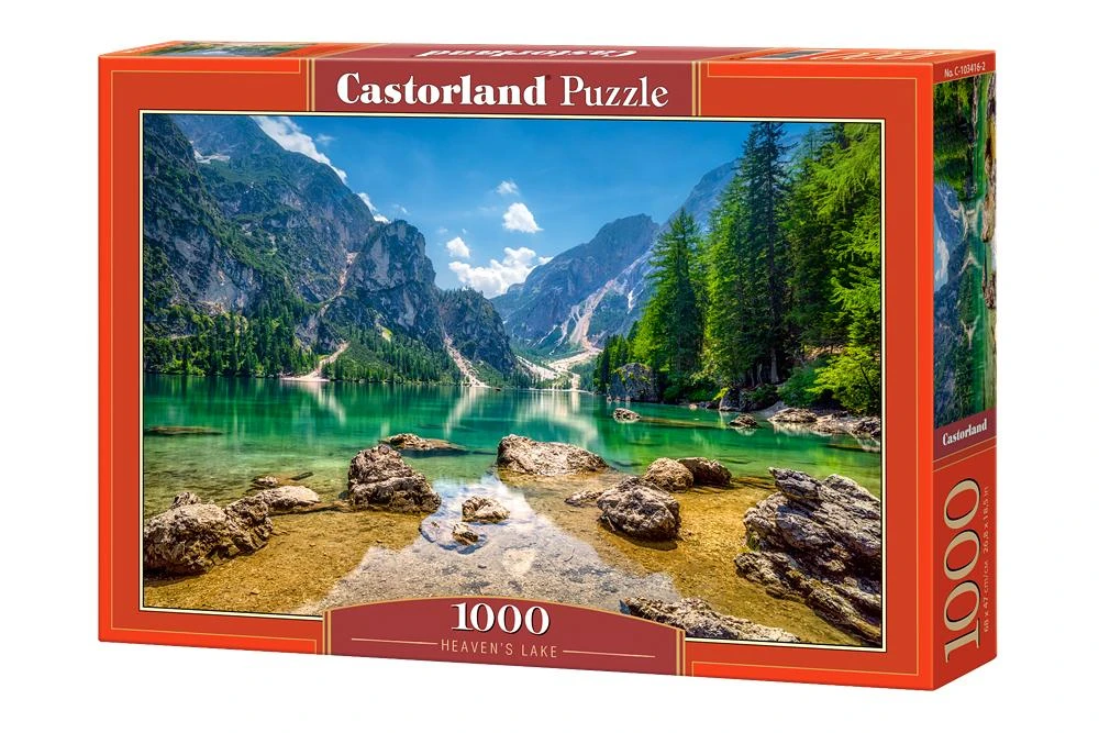 Castorland Dėlionė 1000 vnt. - Rojaus ežeras aprašymas - Prekės nuotrauka