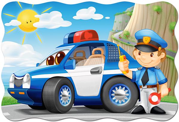 Castorland Dėlionė 20 vnt. - Policijos patrulis