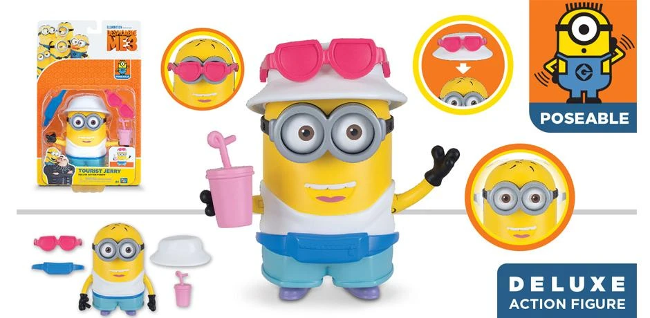 Judanti figūrėlė DESPICABLE ME Deluxe Action, 20436