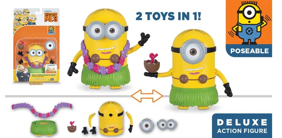 Judanti figūrėlė DESPICABLE ME Deluxe Action, 20436