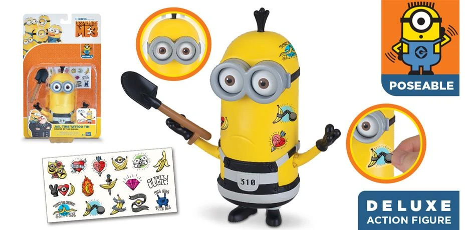 Judanti figūrėlė DESPICABLE ME Deluxe Action, 20436