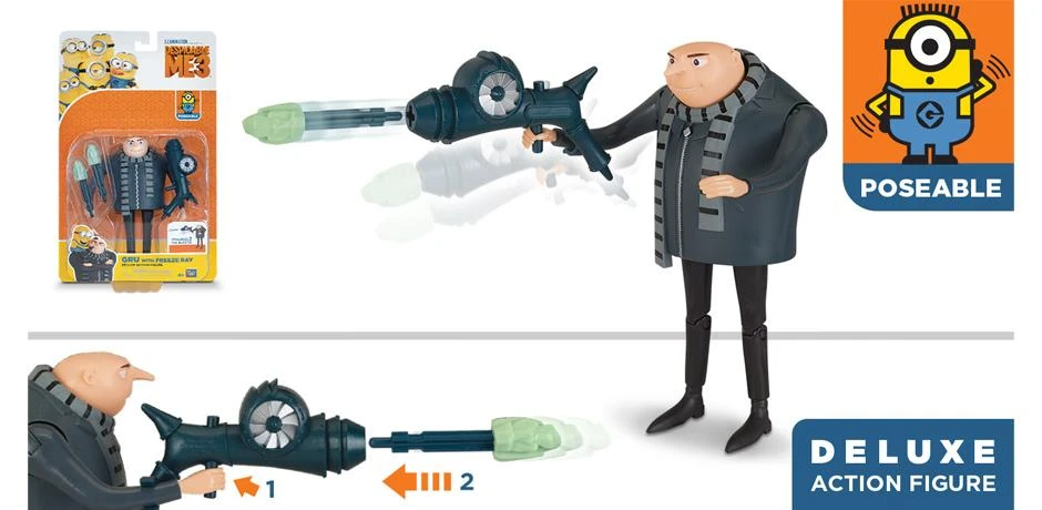 Judanti figūrėlė DESPICABLE ME Deluxe Action, 20436