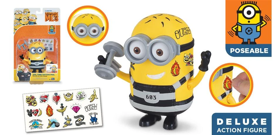 Judanti figūrėlė DESPICABLE ME Deluxe Action, 20436