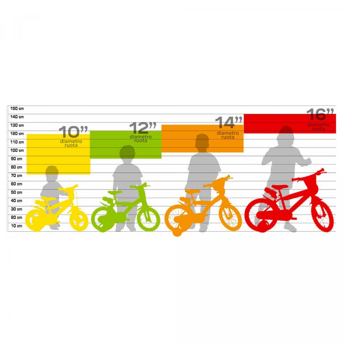 DINO BIKES dviratis 10" FRENO,108FL-0506