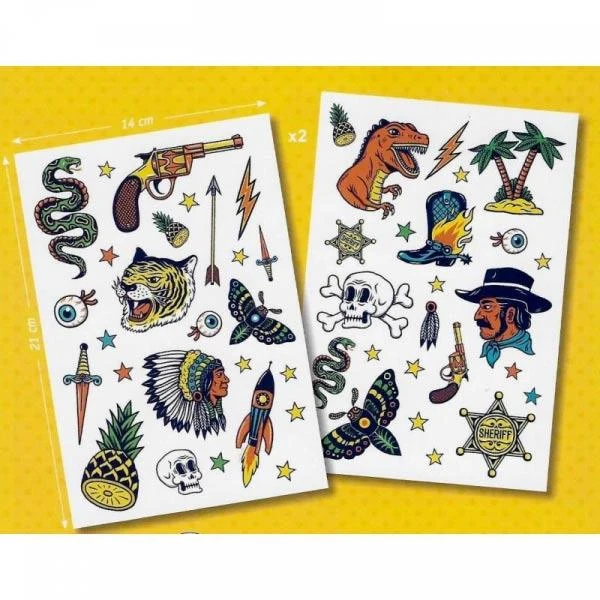 Djeco Tatuiruotės - Laukiniai (50+ tatuiruočių) ( DJ09577 )