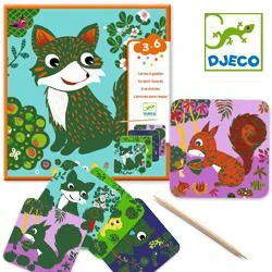 Djeco Nutrinamos kortelės - Laukiniai gyvūnai ( DJ09093 )