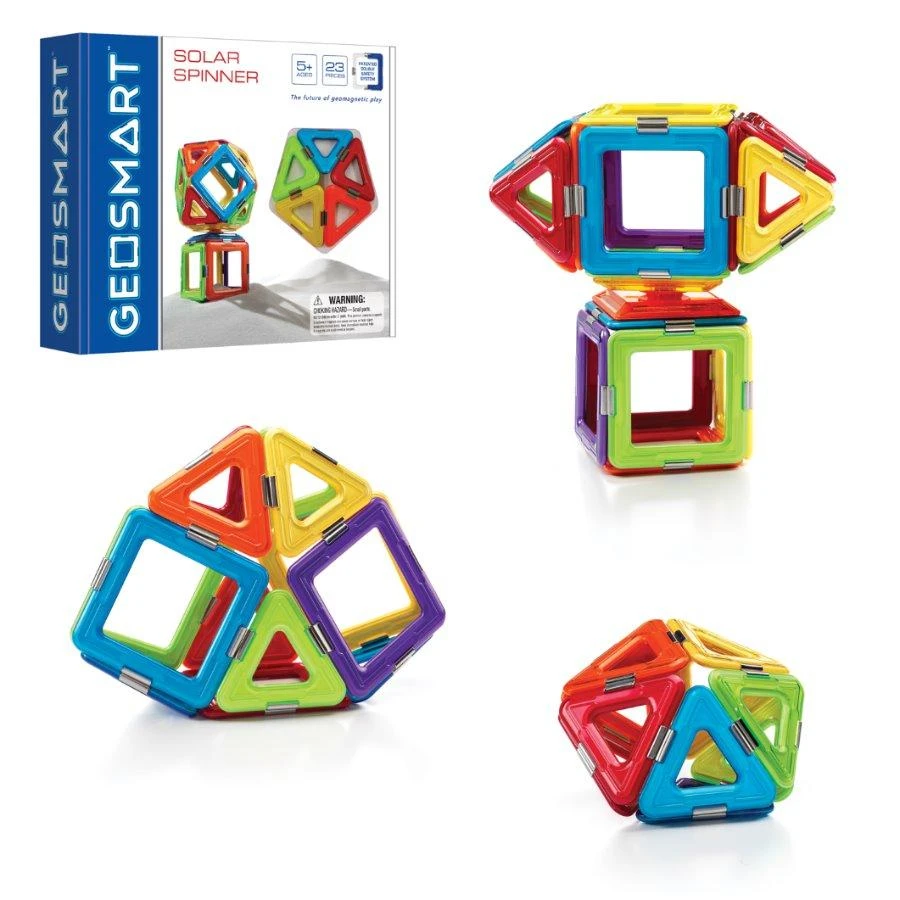 Iuvi Games GEOSMART magnetinis konstruktorius su RC Solar Spiner 23 vnt., GEO200