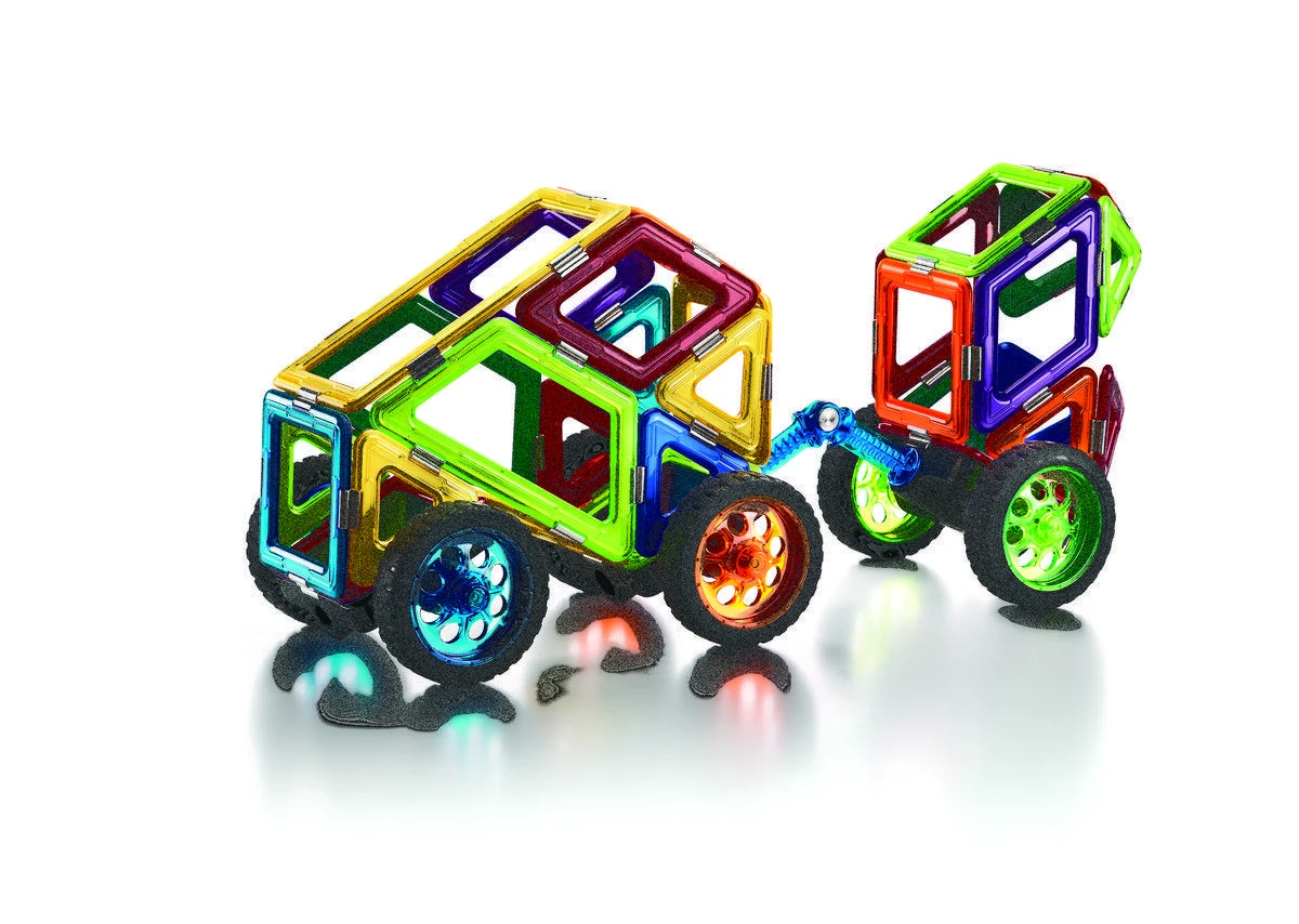 Iuvi Games GEOSMART magnetinis konstruktorius su RC Space Truck 42 vnt., GEO301