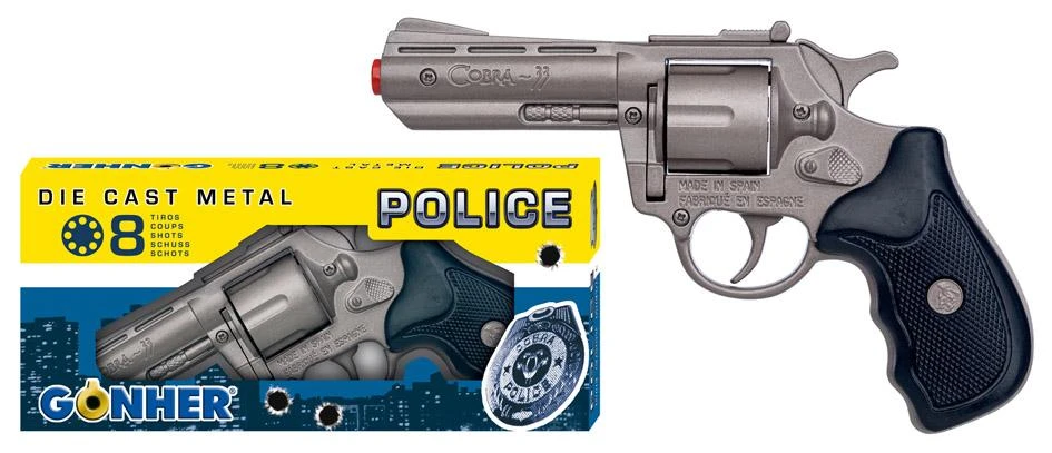 Nezatříděno Gonher Guns GONHER revolveris policininko 8 šovinių, 33/0