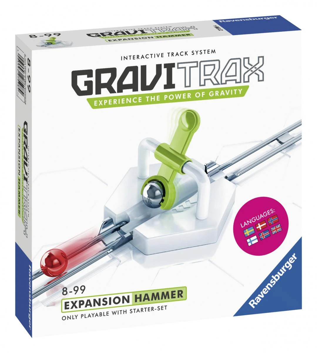 Ravensburger GRAVITRAX takelių sistemos priedų rinkinys Hammer, 27606