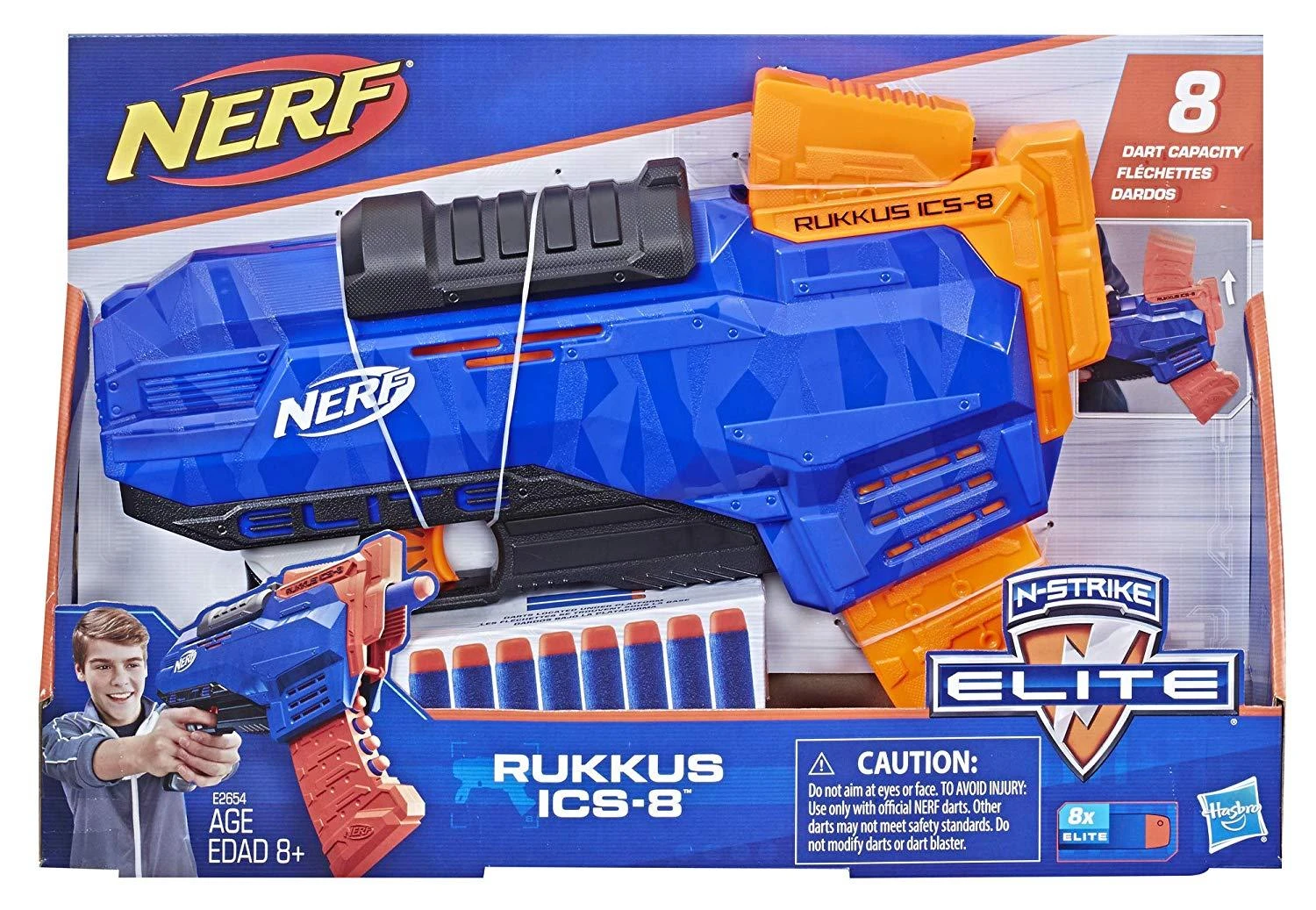 Hasbro HAS NERF šautuvas RUKKUS ICS 8