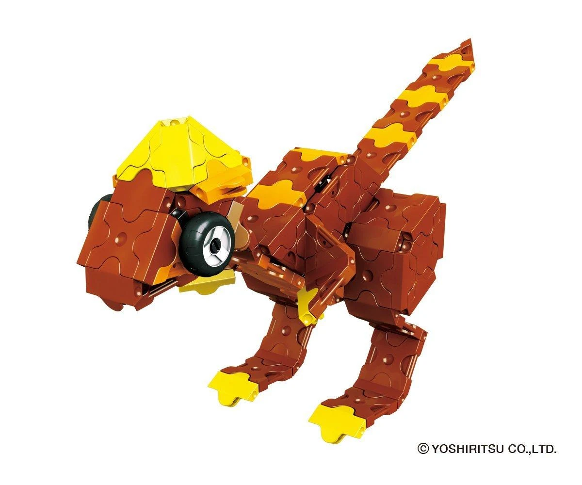 Yoshiritsu Japoniškas edukacinis konstruktorius LAQ DINOSAUR WORLD Triceratops & Pteranodon, nuo 3 m.