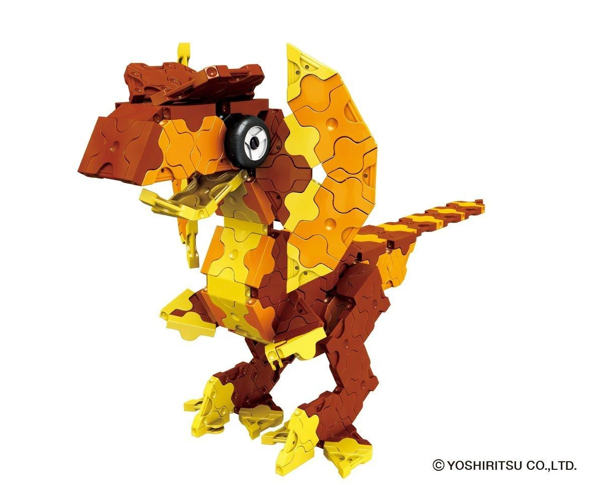 Yoshiritsu Japoniškas edukacinis konstruktorius LAQ DINOSAUR WORLD Triceratops & Pteranodon, nuo 3 m.