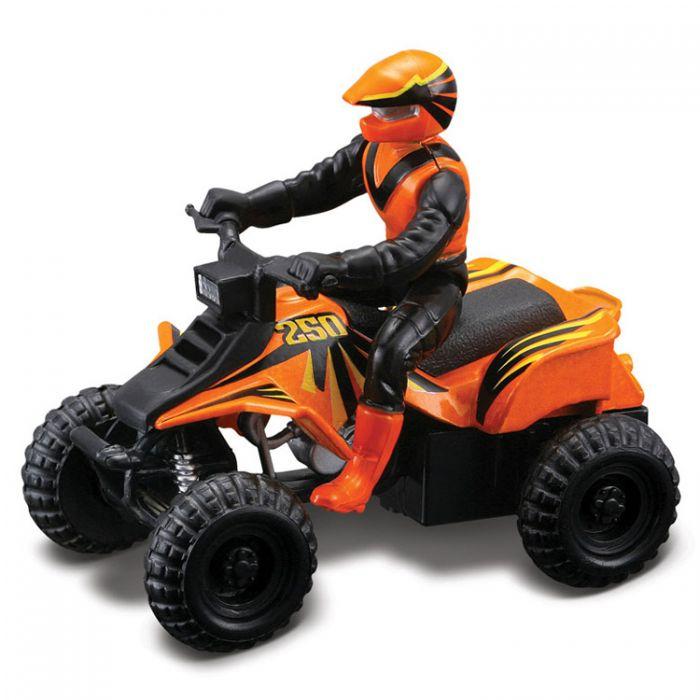 Maisto Die Cast MAISTO FM motociklas keturratis su fig, 15026