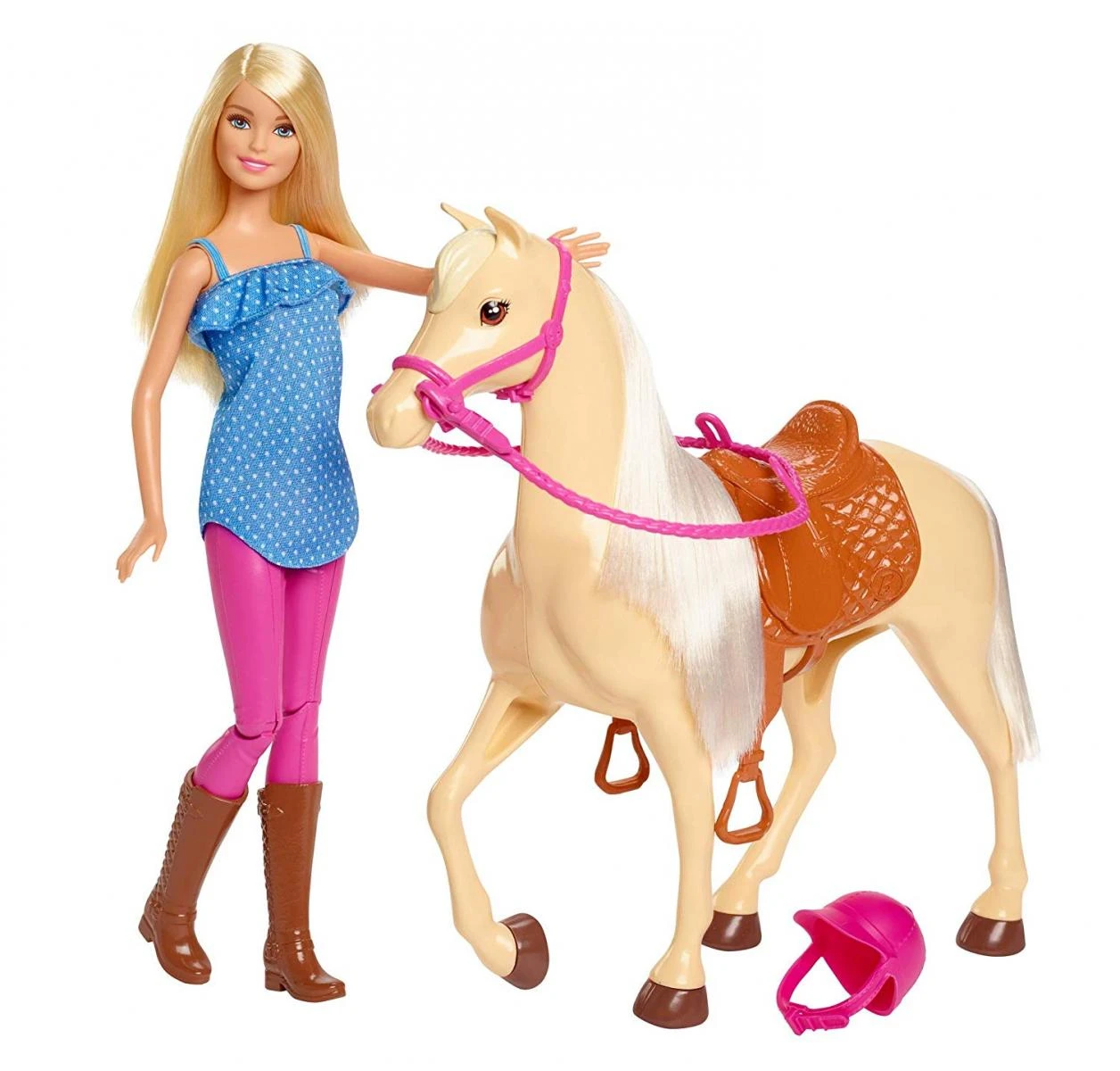 Mattel BARBIE lėlė ir jos žirgas, FXH13