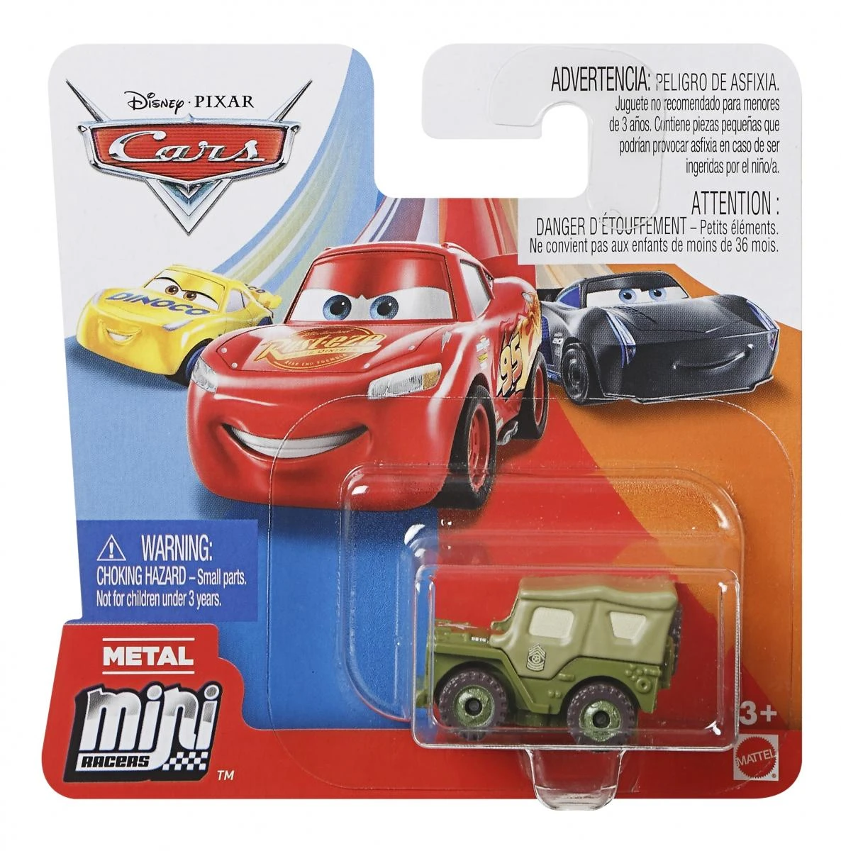 Mattel CARS 3 automodelis Mini lenktynininkas, asort., GKF65