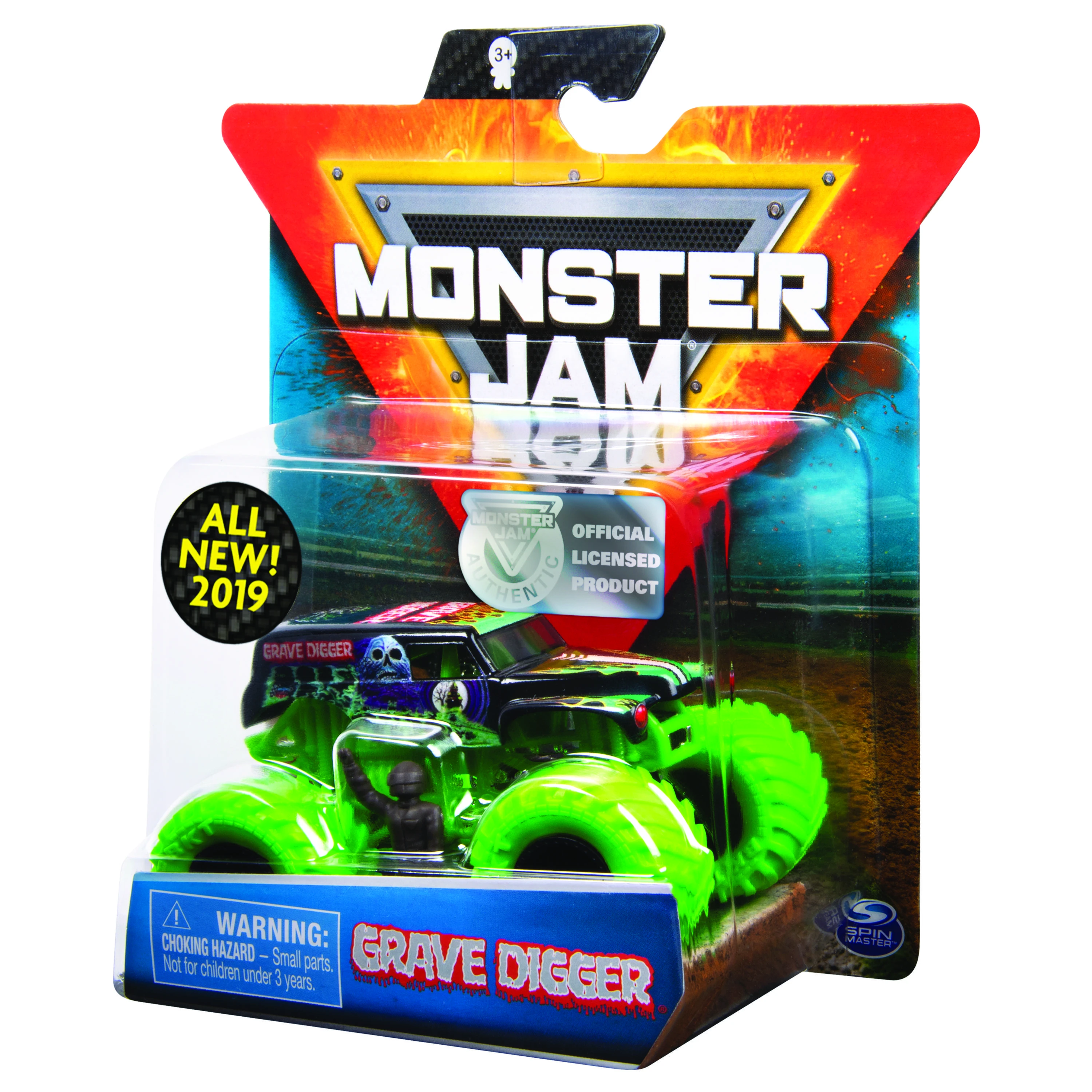 MONSTER JAM visureigis 1:64, 1 vnt.