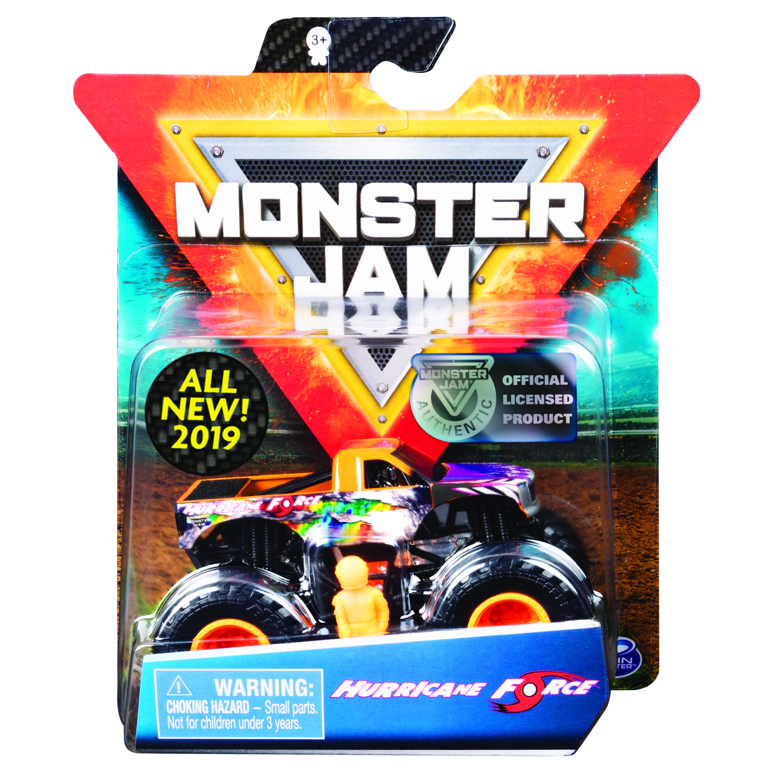 MONSTER JAM visureigis 1:64, 1 vnt.