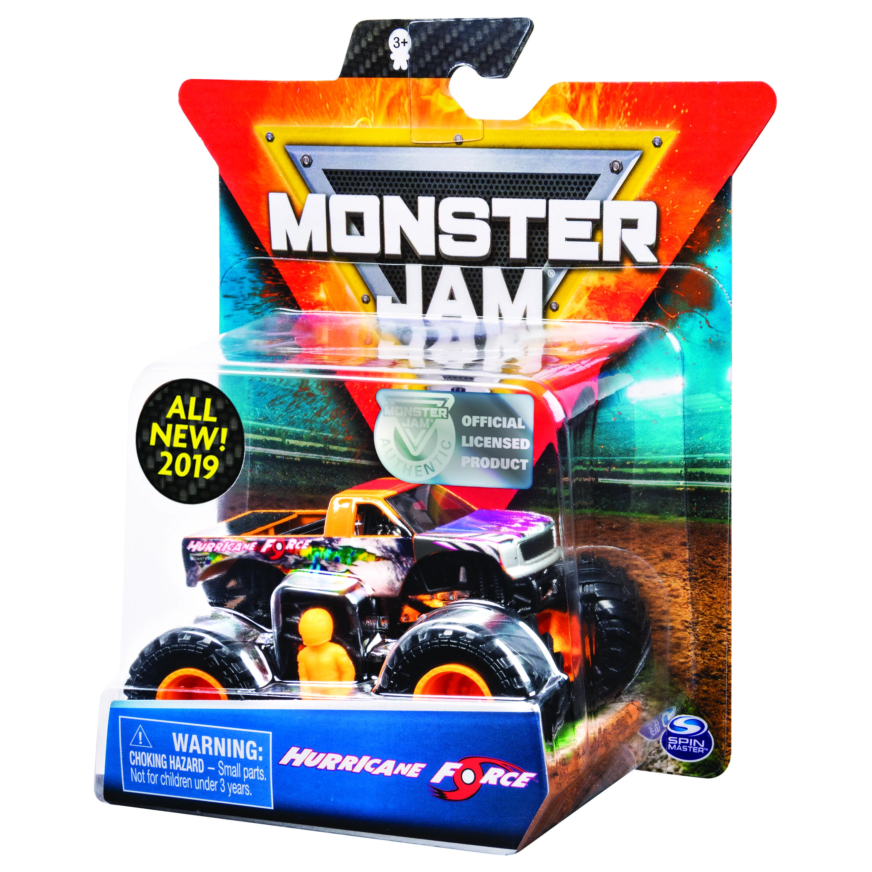 MONSTER JAM visureigis 1:64, 1 vnt.