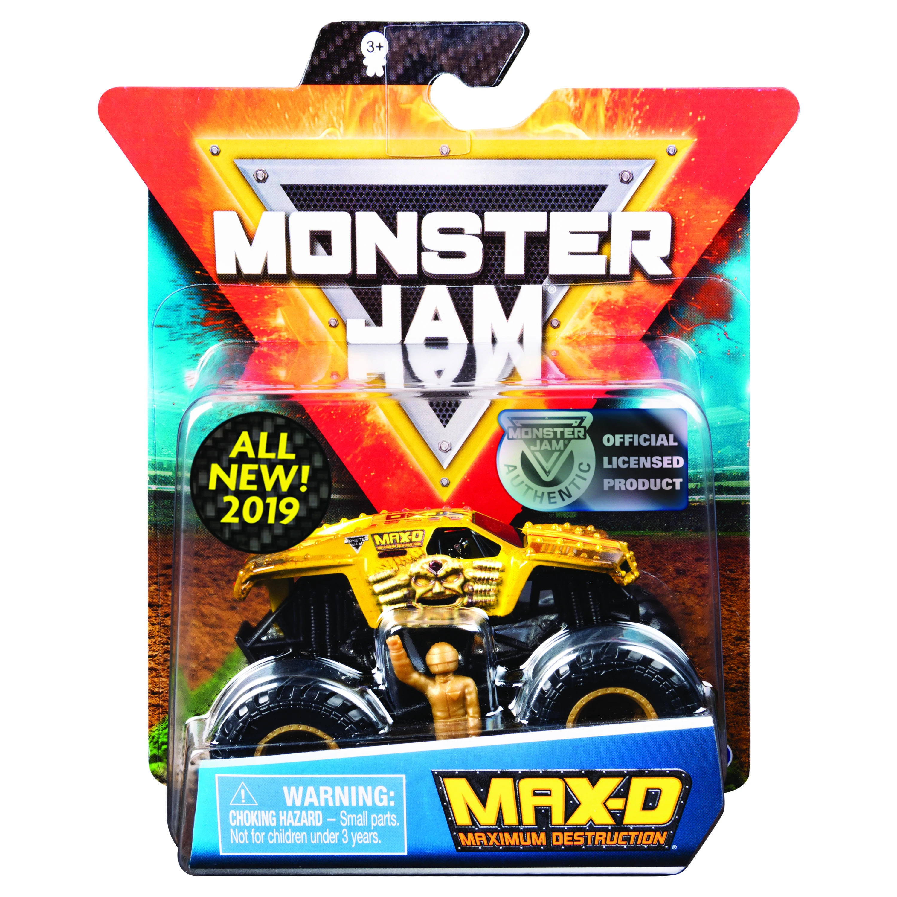 MONSTER JAM visureigis 1:64, 1 vnt.
