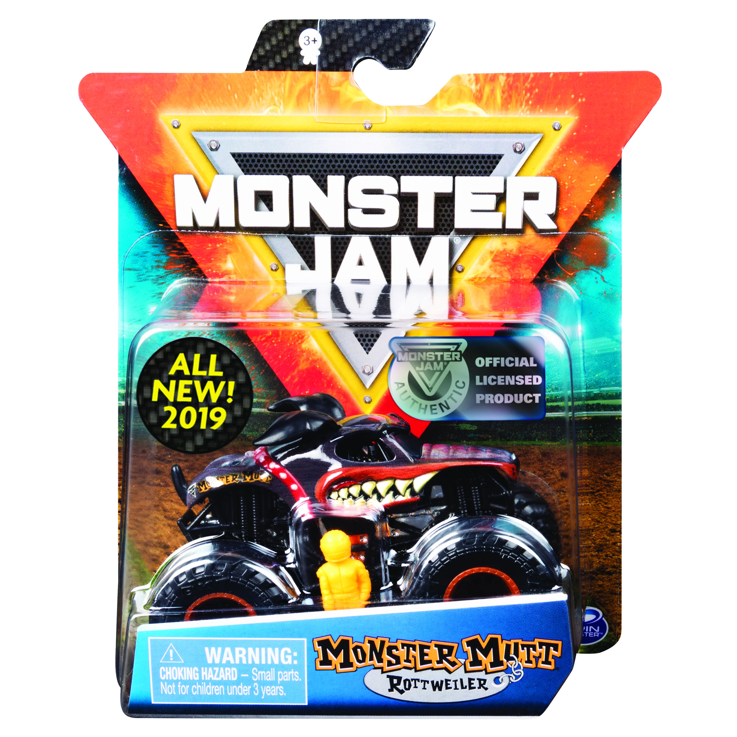 MONSTER JAM visureigis 1:64, 1 vnt.