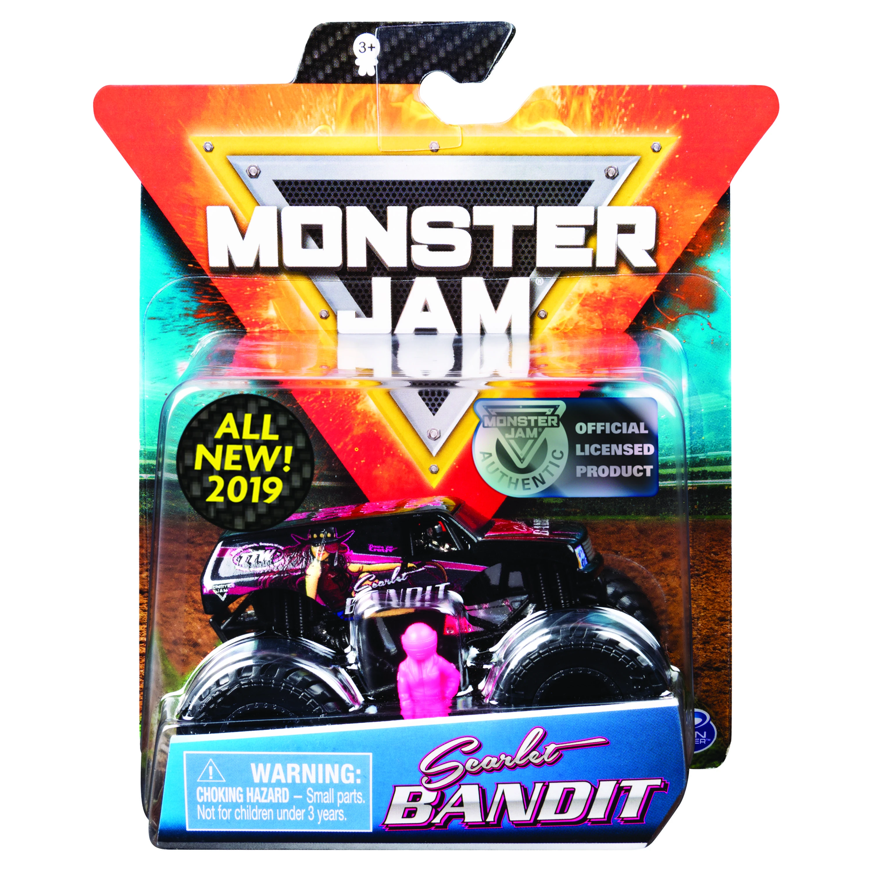 MONSTER JAM visureigis 1:64, 1 vnt.