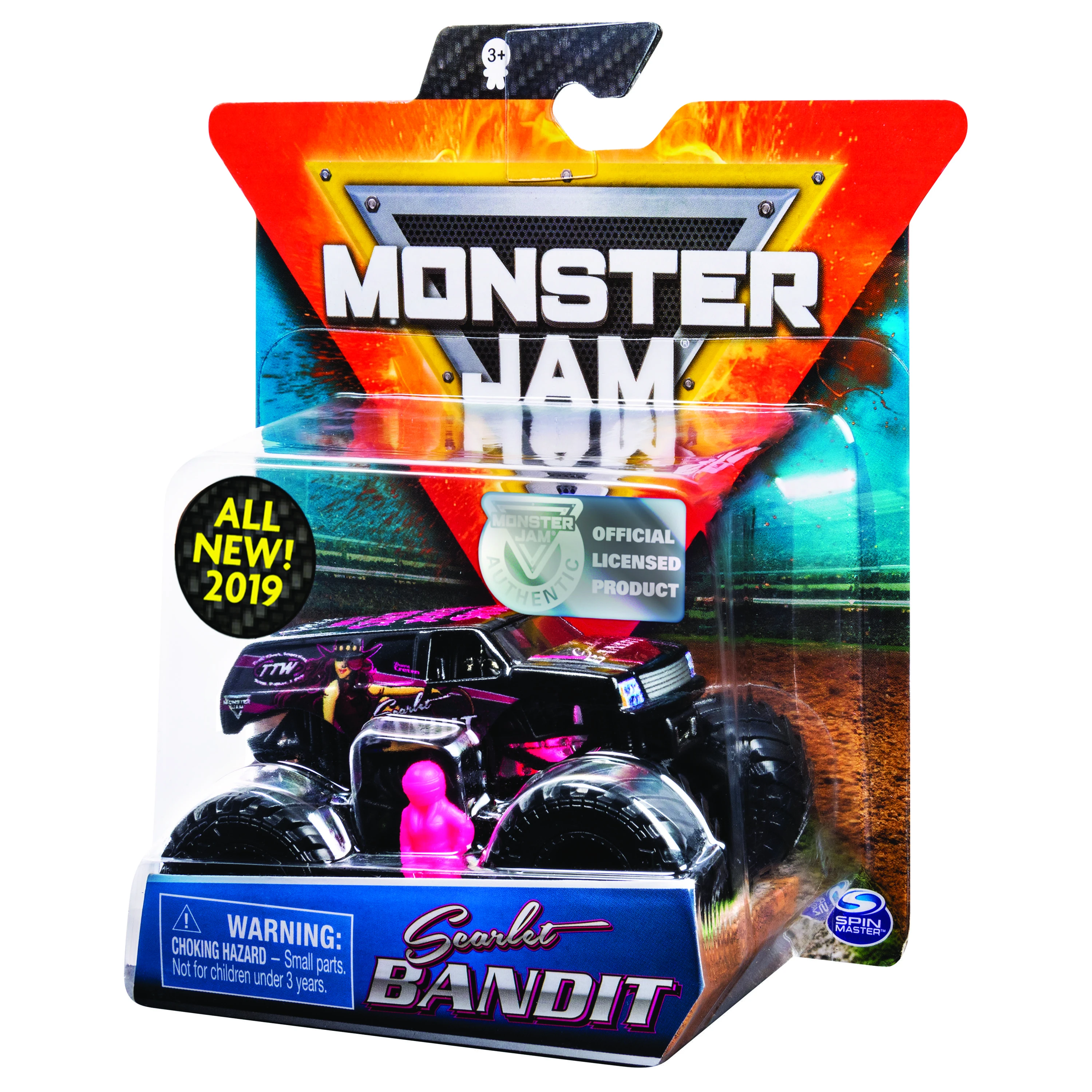 MONSTER JAM visureigis 1:64, 1 vnt.
