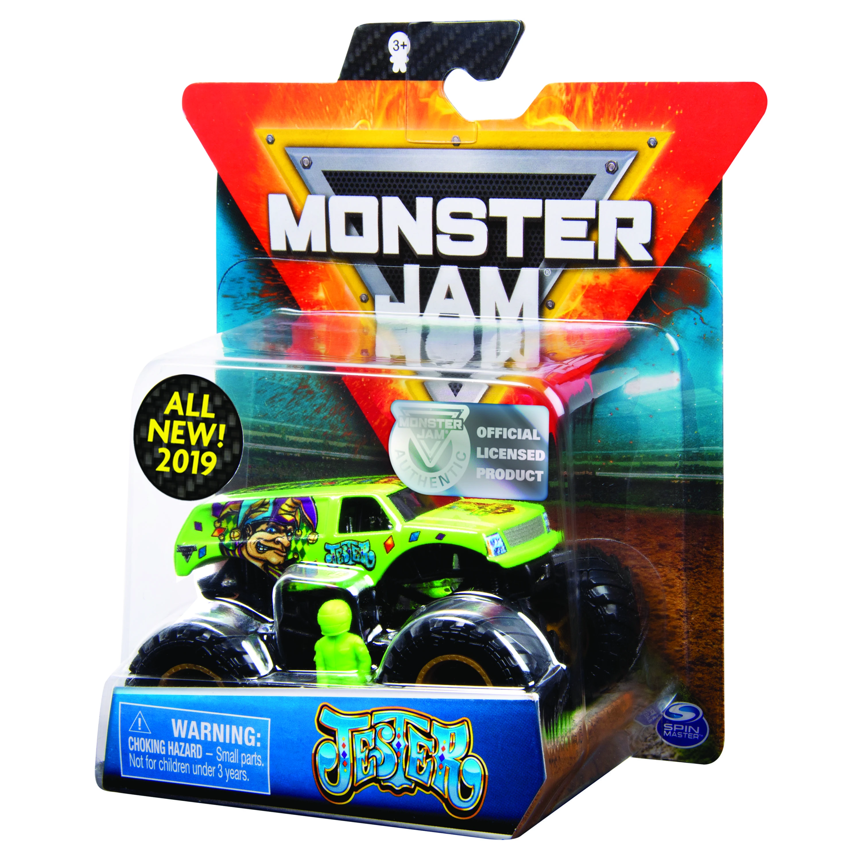 MONSTER JAM visureigis 1:64, 1 vnt.