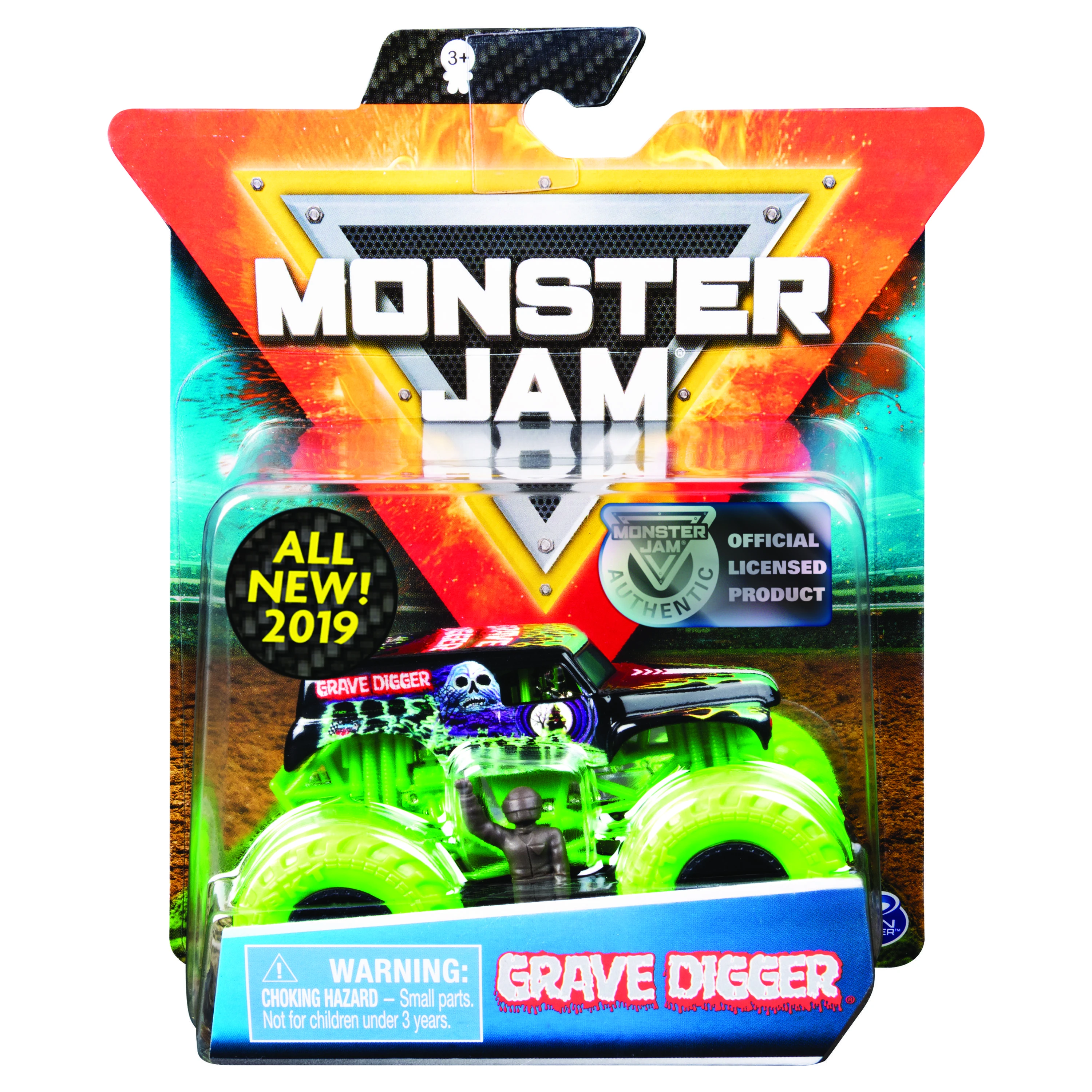 MONSTER JAM visureigis 1:64, 1 vnt.