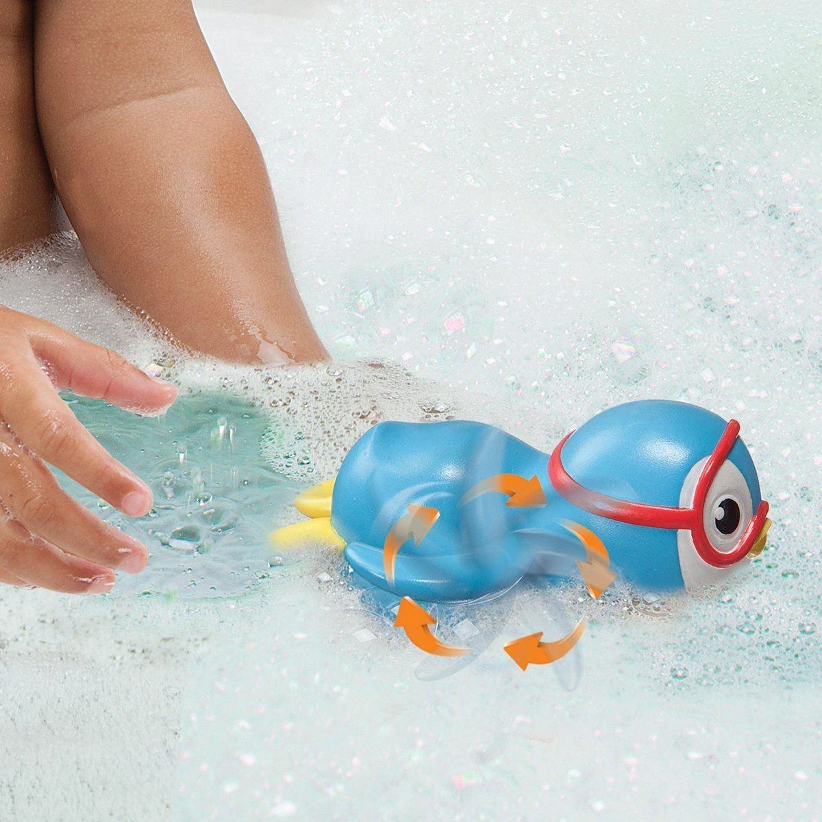MUNCHKIN plaukiojantis vonios žaisliukas swimming scuba buddy 9m+ 011972