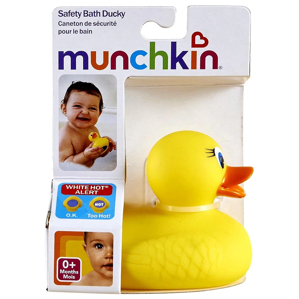 MUNCHKIN žaisliukas reaguojantis į karštą vandenį Baltas Hot safety bath duck 0m+ 011051