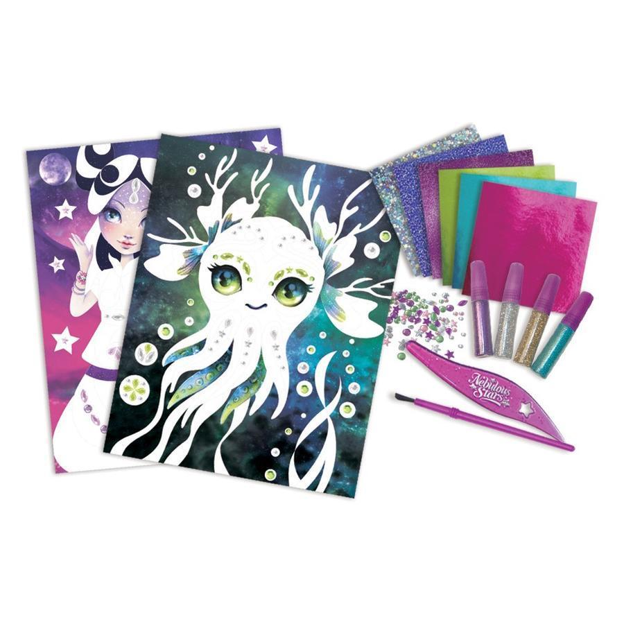 NEBULOUS STARS rinkinys Glitter & Foil Art, 11011