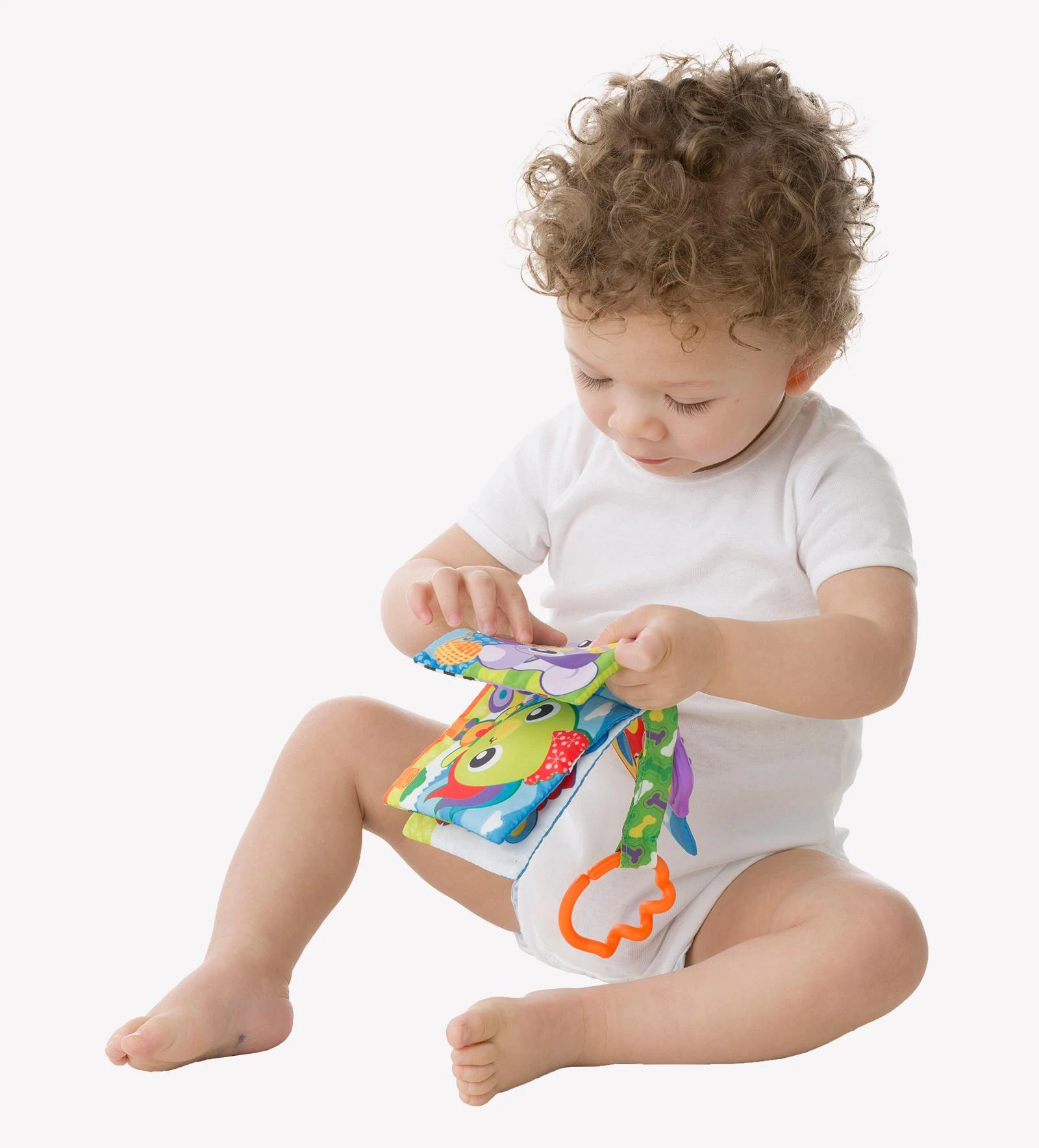 PLAYGRO pakabinamas žaislas knygelė - Diena ūkyje, 0186967