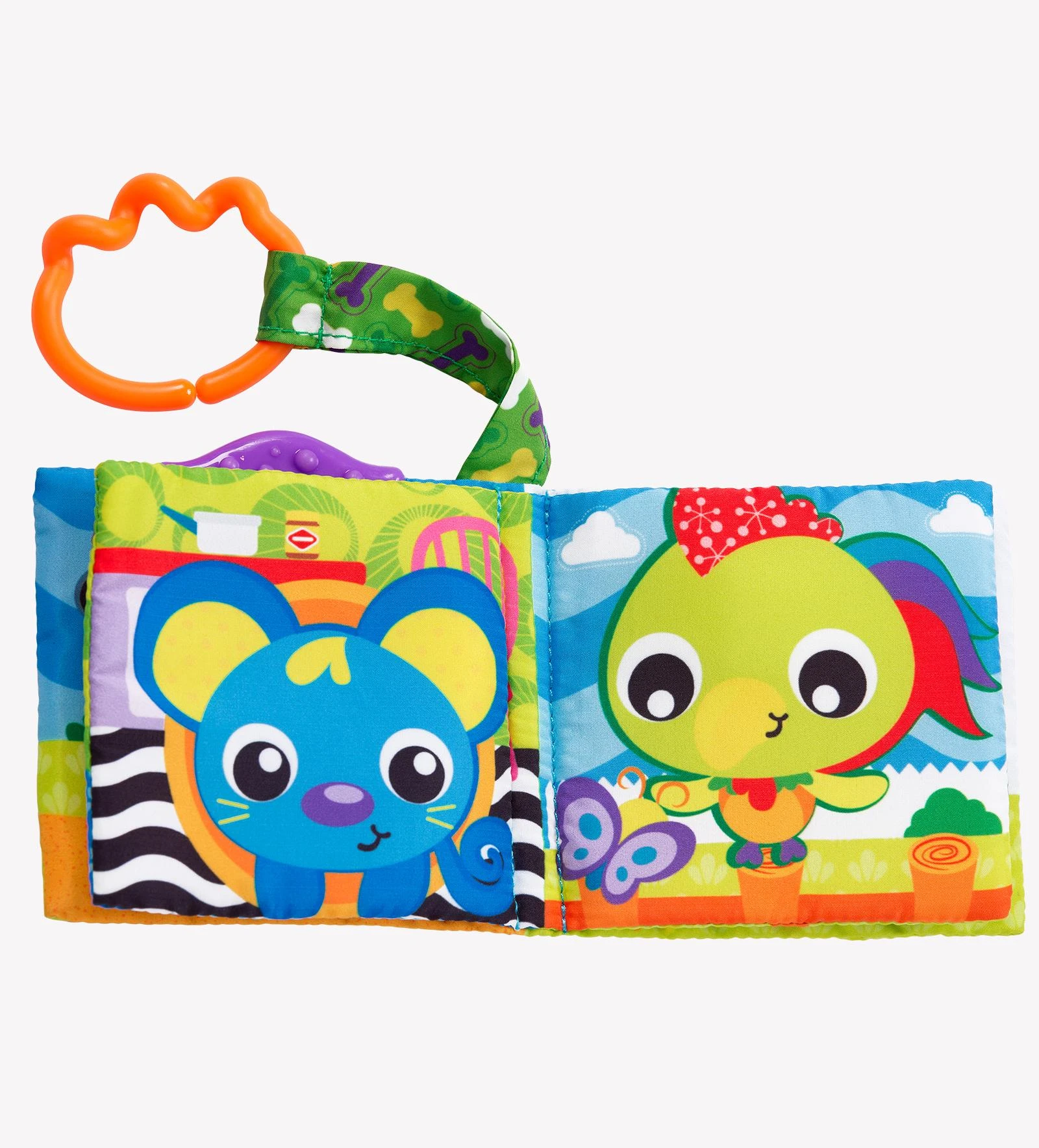 PLAYGRO pakabinamas žaislas knygelė - Diena ūkyje, 0186967
