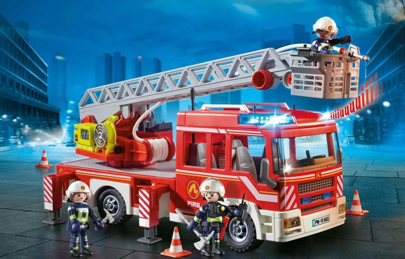 PLAYMOBIL CITY ACTION Fire Ladder Unit, 9463