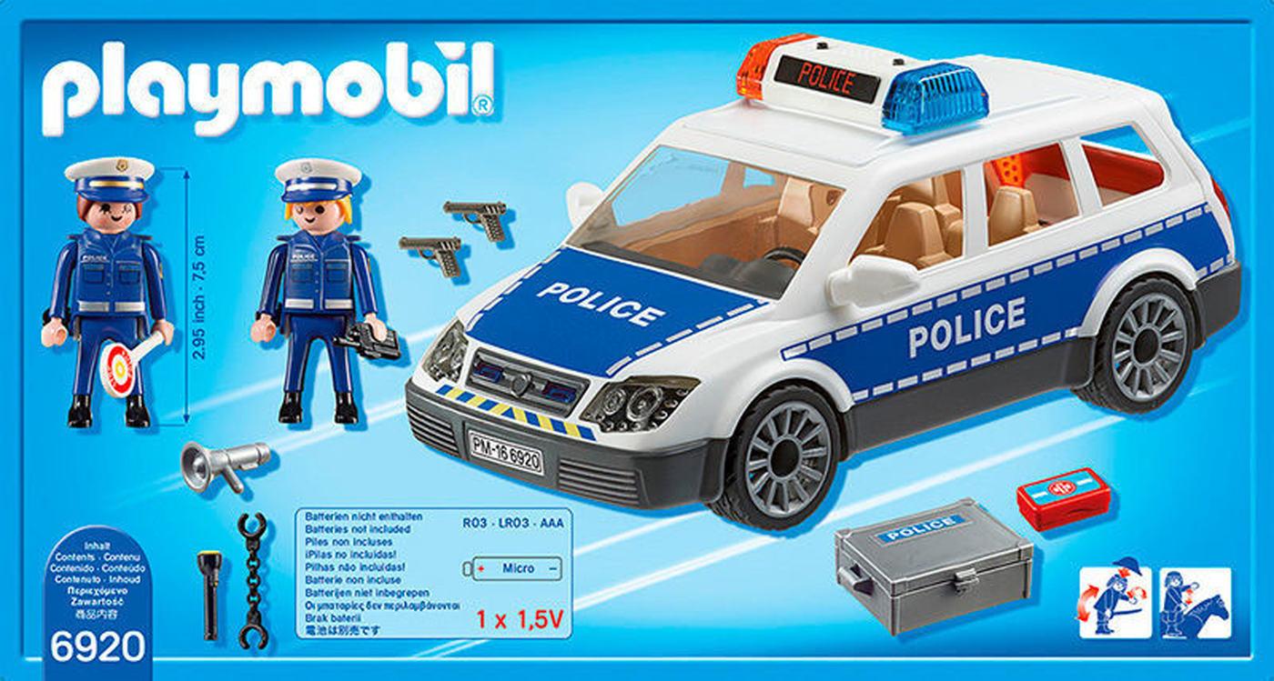 PLAYMOBIL CITY ACTION Policijos automobilis su šviesomis ir garsais, 6920