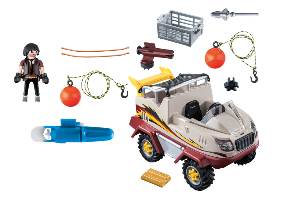 PLAYMOBIL CITY ACTION Sunkvežimis amfibija, 9364