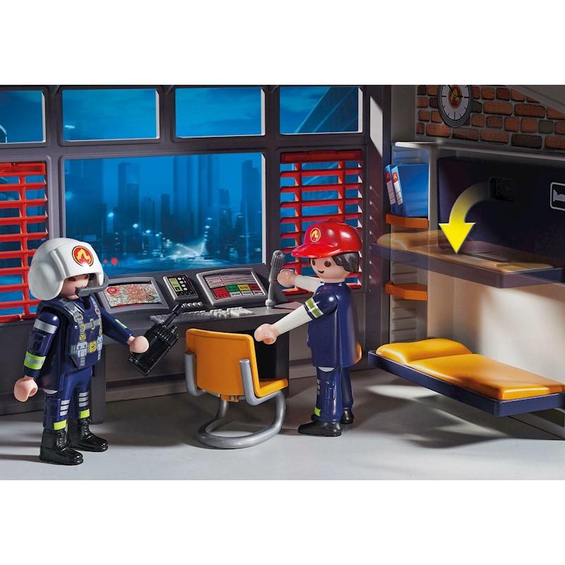 PLAYMOBIL CITY ACTION Ugniagesių gaisrinė su kopėčiomis, 9463