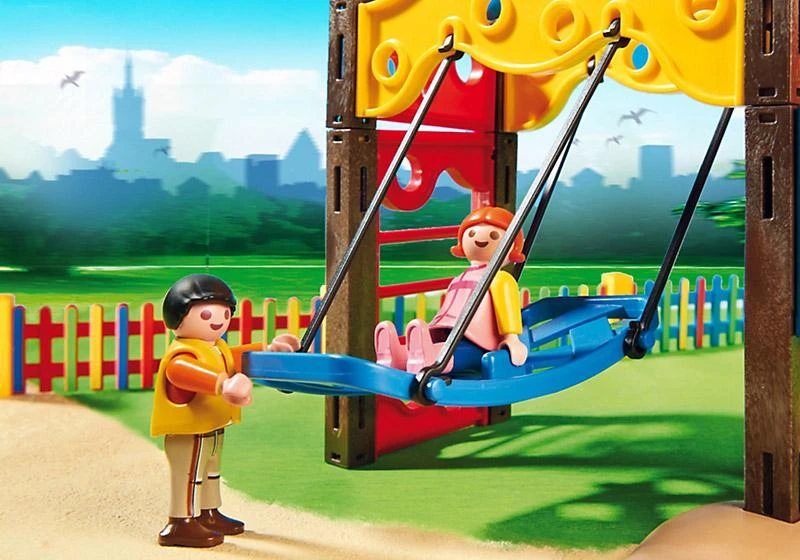 PLAYMOBIL CITY LIFE motina su vežimėliu dvynukų, 5573