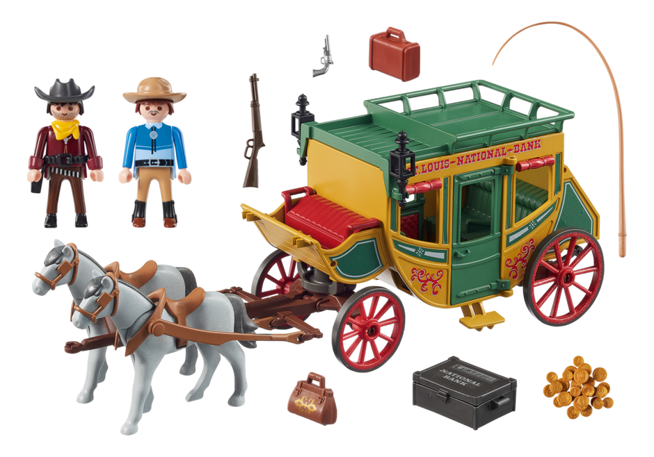 PLAYMOBIL WESTERN Karietos apiplėšimas, 70013